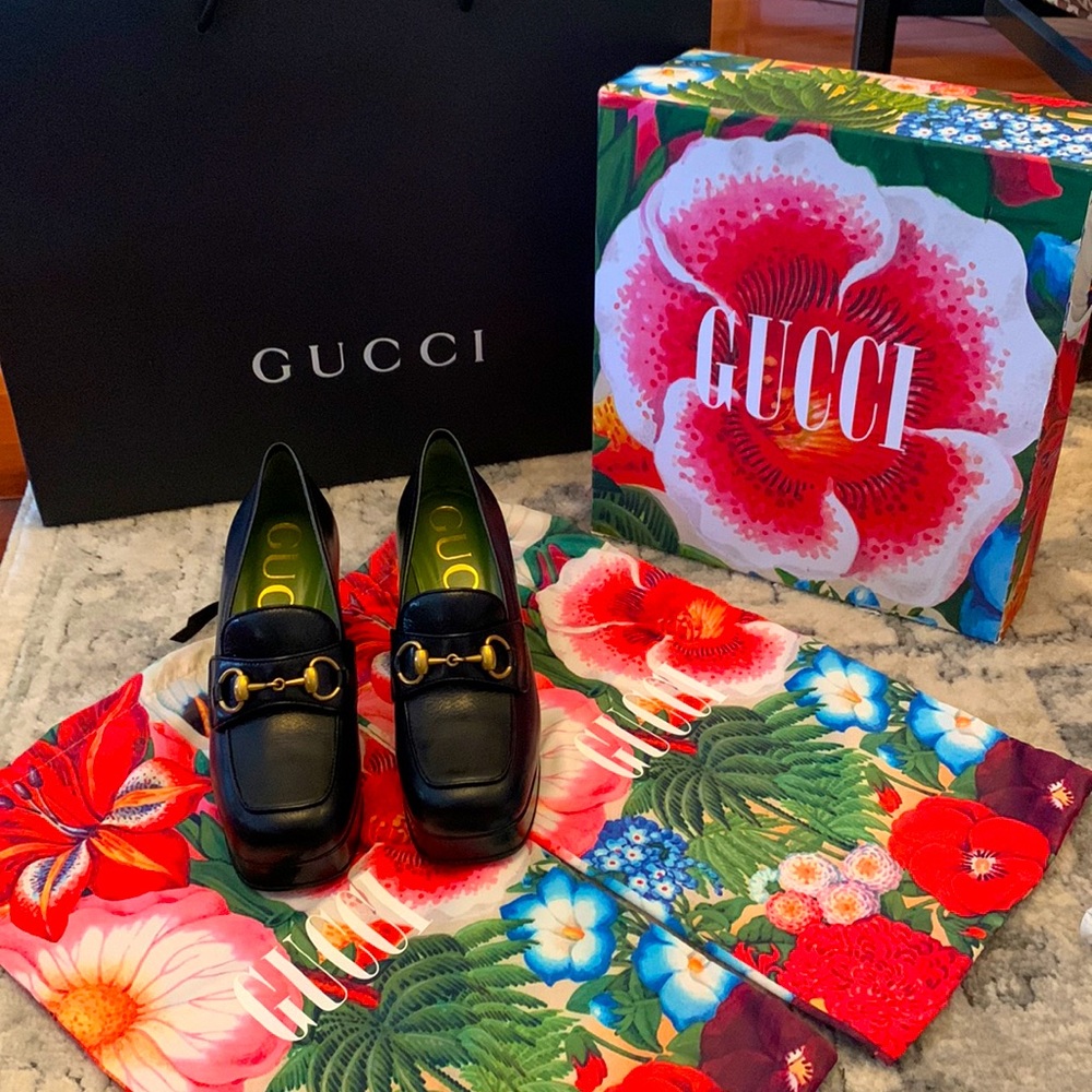 “Brand New” Gucci Platform loafers